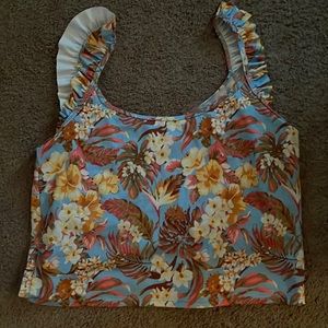 2xl Kortni Jeane Flutter swim top never worn